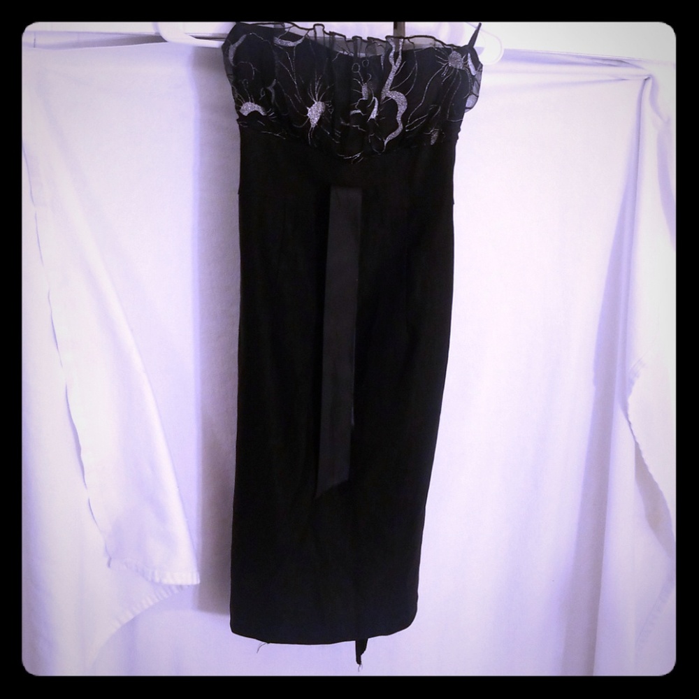 Little Black Strapless Dress